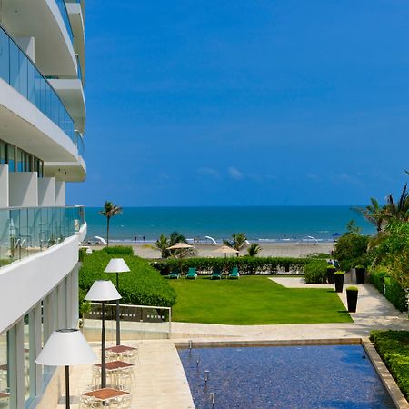 Holiday Inn Cartagena Morros By Ihg Eksteriør bilde View of the beach from the hotel